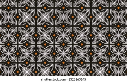 Beautiful Minimalist Modern Batik Pattern