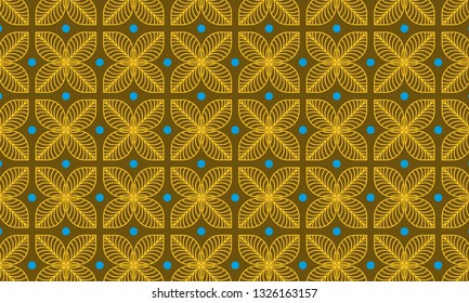 Beautiful Minimalist Modern Batik Pattern