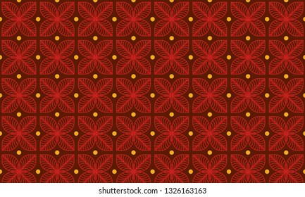 Beautiful Minimalist Modern Batik Pattern