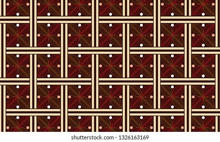 Beautiful Minimalist Modern Batik Pattern
