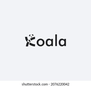 Beautiful minimalistic Koala logo. EPS10