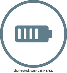 Vektorillustration-Symbol für schöne Mobilbatterien