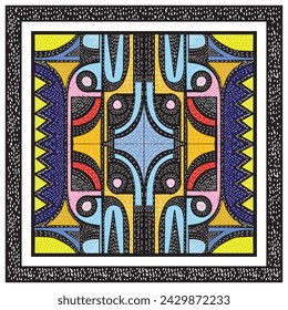 beautiful modern abstract background design. luxury wall art pattern colorful geometric shape with bold line texture background in different color way for wall texture, textile, paper and wallpaper.