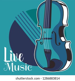 Beautiful modern classical music festival poster or flyer template. Ideal for local events announcement and promotions – Vector