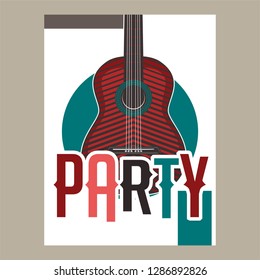 Beautiful modern classical music festival poster or flyer template. Ideal for local events announcement and promotions – Vector
