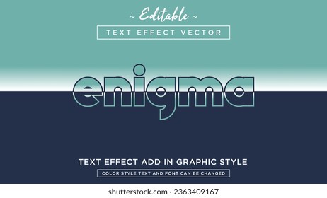 Beautiful and modern color combination text style effect 