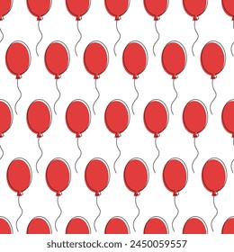 Beautiful modern colorful festive pattern with balls, happy birthday. Checkered, for print, seamless texture