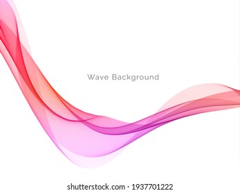 Beautiful modern colorful wave background design vetor