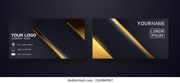 Beautiful modern creative business card vector template design layout in square size.