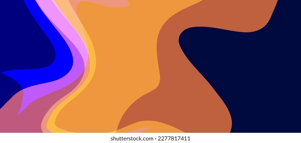 Beautiful Modern curve abstract presentation background. paper cut background. Abstract decoration, gradients, Vector illustration. Colorful background  design