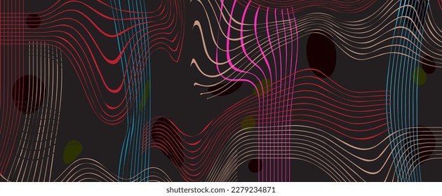 Beautiful Modern curve abstract presentation background.	