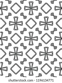 Beautiful modern ethno stylish vector pattern design for many creative ideas