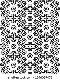 Beautiful modern holidays shape snowflake tile vector pattern decorative design for many creative ideas