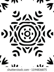 Beautiful modern snowflake vector pattern decoration style for many creative ideas