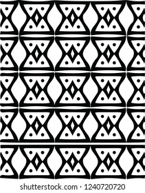 Beautiful modern stylish tile vector pattern decorative shape design for many creative ideas