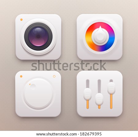 Beautiful modern vector pack icon