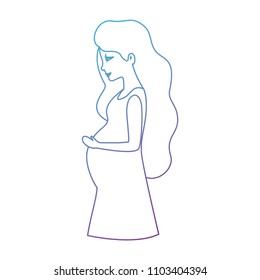 beautiful mom pregnancy avatar character