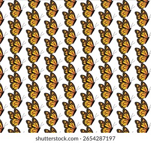 Beautiful monarch butterfly pattern design