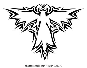 239 Fallen angel tattoo Stock Illustrations, Images & Vectors ...