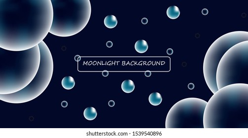 Beautiful Moon Light Effect Background