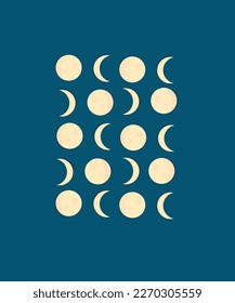 Beautiful Moon picture for backgrounds
printable file CMYK colormode