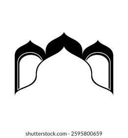 Beautiful mosque dome design vector