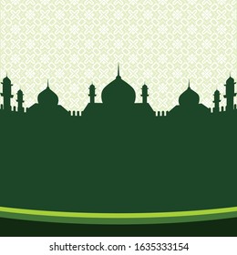 beautiful mosque scene, Islamic background