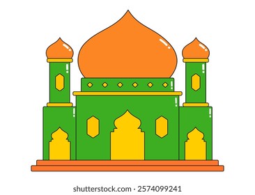 Beautiful Mosque with Stunning Islamic Design