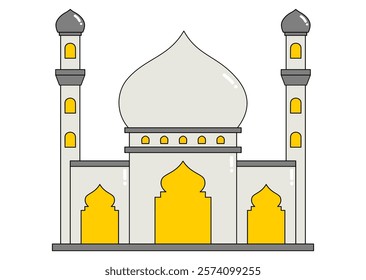 Beautiful Mosque with Stunning Islamic Design