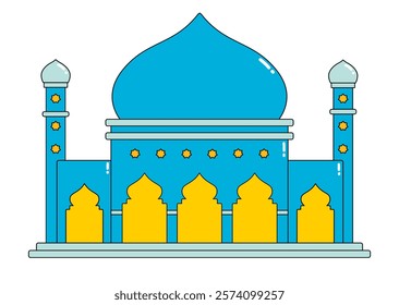 Beautiful Mosque with Stunning Islamic Design