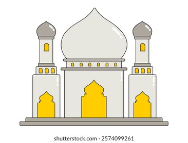 Beautiful Mosque with Stunning Islamic Design