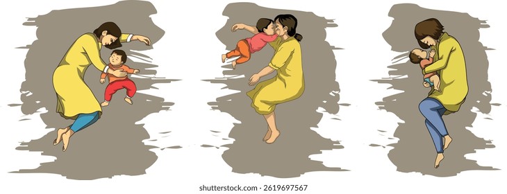 Beautiful Mother Day Vector Illustration