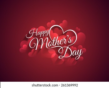 Beautiful mother's day Background design.