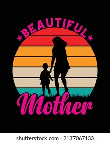 Beautiful Mother's day T-shirt Design