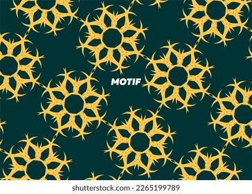 HERMOSO PATRÓN DE ARTE MOTIF DE FONDO