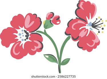 Beautiful Motif designs and repeats designs isolated on white background for digital print design