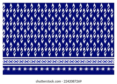 Beautiful Motif Ethnic abstract ikat art. Seamless Kasuri pattern in tribal, folk embroidery, Mexican, Indian style.Aztec geometric art ornament print.slubby textured design for carpet, fabric.