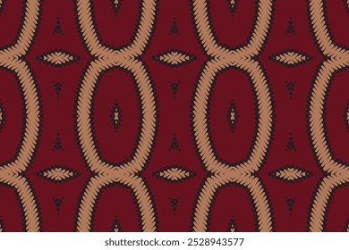 Beautiful Motif Ethnic Ikat Navajo. Seamless Kasuri pattern in tribal, folk embroidery, Mexican, Indian, Moroccan style.Aztec geometric art ornament print.