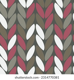 Beautiful motley abstract seamless pattern. Vector illustration for print, fabric, cover, packaging, interior decor, blog decoration and other your projects.