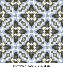 Beautiful motley art seamless pattern. Art forms are grouped and arranged in a specific order. Vector image for print, textile, packaging, interior design and your other projects.