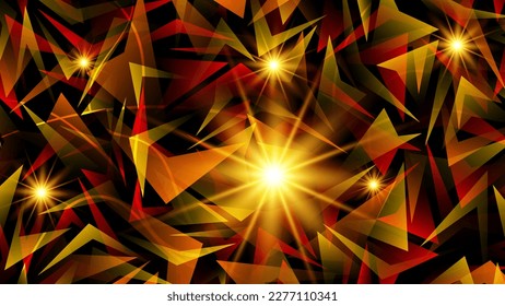 Beautiful motley background in fiery colors. A beautiful illustration for interior decoration, corporate designs, blogs, postcards, posters and your other projects. Vector. 