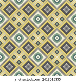 Beautiful motley checkered seamless pattern. Vector illustration for print, fabric, cover, packaging, interior decor, blog decoration and other your projects.