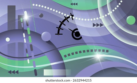 Beautiful motley memphis style background in neon tones. An excellent illustration for advertising, posters, postcards, business cards, corporate attributes and your other projects. Vector.