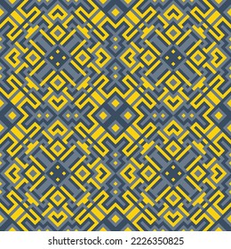 Hermoso patrón poligonal impecable. Ilustración vectorial para impresión, tela, cubierta, embalaje, decoración interior, decoración de blogs y otros proyectos.