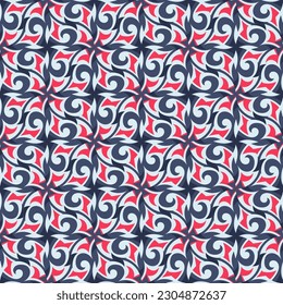 Beautiful motley seamless pattern.  Art forms are grouped and arranged in a specific order. Vector image for print, textile, packaging, interior design and your other projects.