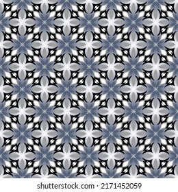 Beautiful motley seamless pattern. Overlapping art forms, stripes, polygons, segments are grouped and arranged in a certain order. Vector. 