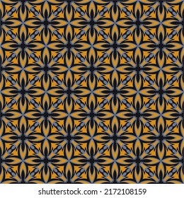 Beautiful motley seamless pattern. Overlapping art forms, stripes, polygons, segments are grouped and arranged in a certain order. Vector. 
