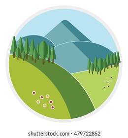 beautiful mountain landscape