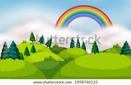 Similar – Foto Bild Rainbow. Sommer Urelemente