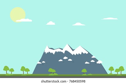 Beautiful Mountain Panorama